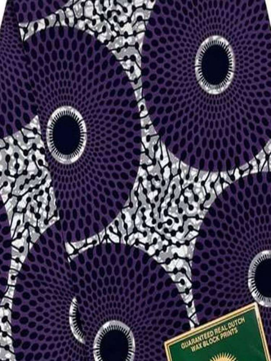 Tissu Vlisco Hollandais - Vlisco - Pagne Wax Hollandais de Qualité, Résistant & Eléguant, 100% Coton - 6 Yards - Vlisco - ARTIAF  LLC