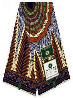 Pagne Vlisco Gold Wax Hollandais – tissu africain de luxe 100% coton