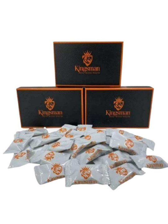 Bonbons Kingsman - Vitamax - Friandises Énergétiques & Aphrodisiaque pour Homme - 12 sachets - Astuces - ARTIAF  LLC