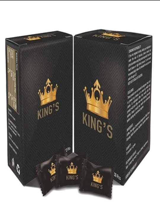 Bonbons King's Candy - Vitamax - Friandises Énergétiques & Aphrodisiaques pour Homme - 12 sachets x 3,5 g - Astuces - ARTIAF  LLC