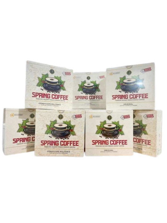 Spring Coffee - Café Aphrodisiaque Instantané Pour Booster l'Énergie Masculine - 10 Sachets de 20 g - Astuces - ARTIAF  LLC