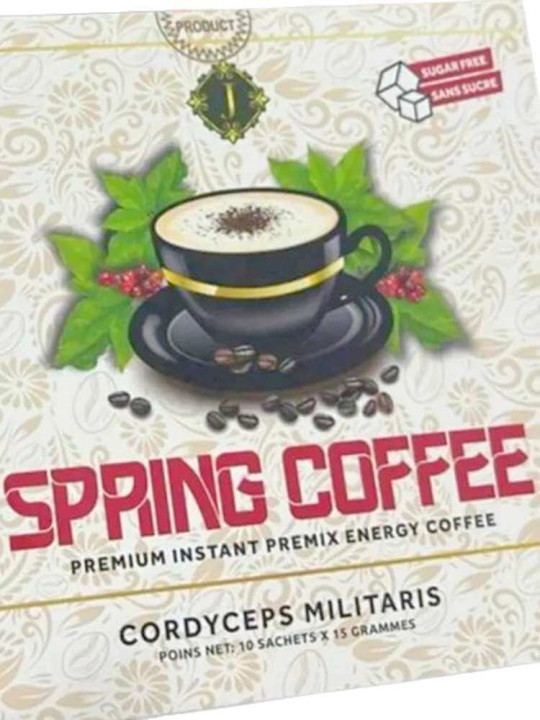 Spring Coffee - Café Aphrodisiaque Instantané Pour Booster l'Énergie Masculine - 10 Sachets de 20 g - Astuces - ARTIAF  LLC