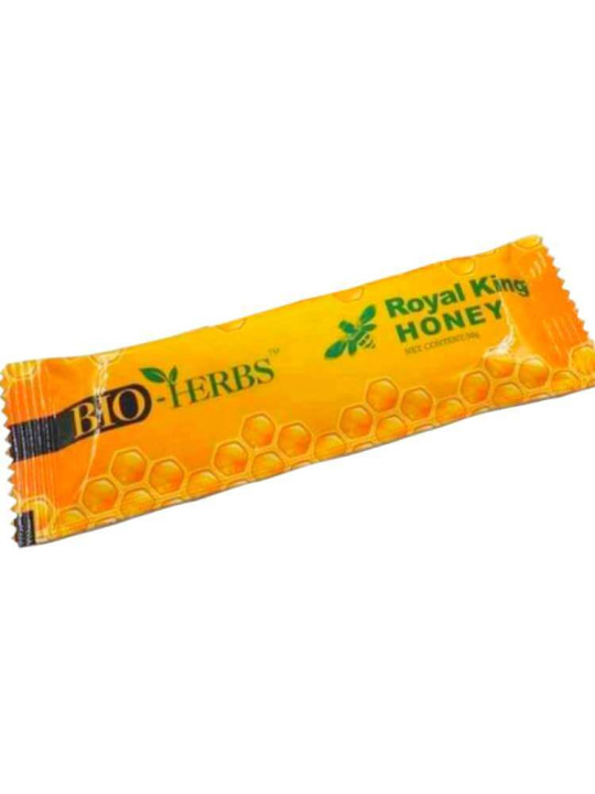Miel Bio-Herb's - Royal King Honey - Aphrodisiaque aux Plantes Naturelles pour Homme - 10 Sachets de 20 g - Astuces - ARTIAF  LLC