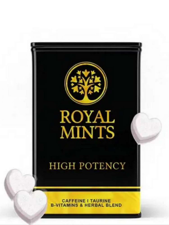 Royal Mints - Pastilles Aphrodisiaques à la Menthe pour Homme - 24 pastilles - Vitalité - ARTIAF  LLC