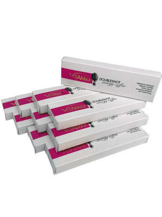 Café Vitalité Féminine - Vitamax DoubleShot Énergie - Désir & Plaisir - 10 Sachets de 20 g - Vitalité - ARTIAF  LLC