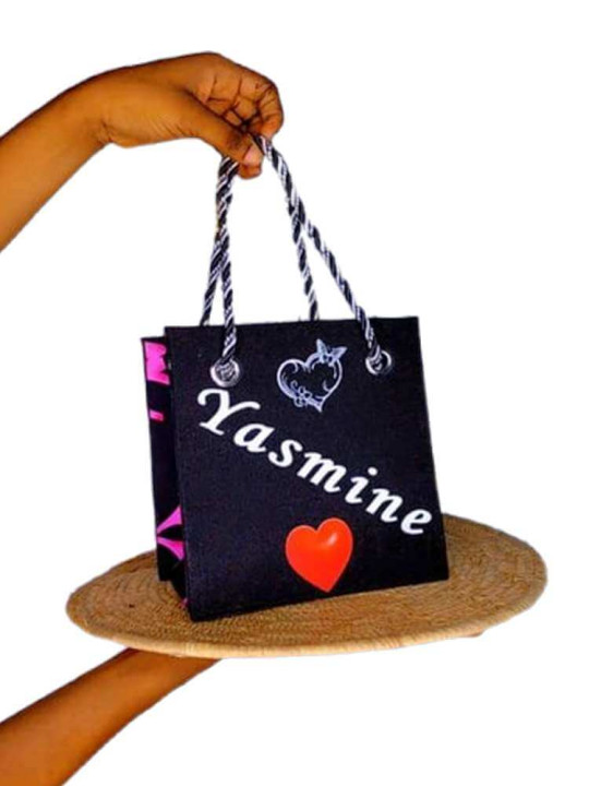 Sac à Main Femme Personnalisé - Tissu Pagne Wax Africain 100% Coton - Sac Porté Épaule - Motifs africains personnalisés - SACS PAGNE - ARTIAF  LLC