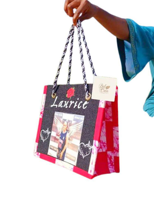 Sac à Main Femme Personnalisé - Tissu Pagne Wax Africain 100% Coton - Sac Porté Épaule - Motifs africains personnalisés - SACS PAGNE - ARTIAF  LLC