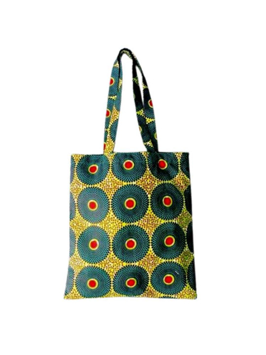 Sac Pagne Fourre-Tout  Personnalisable - Tissu Pagne Wax Africain 100% Coton et Résistant - SACS PAGNE - ARTIAF  LLC