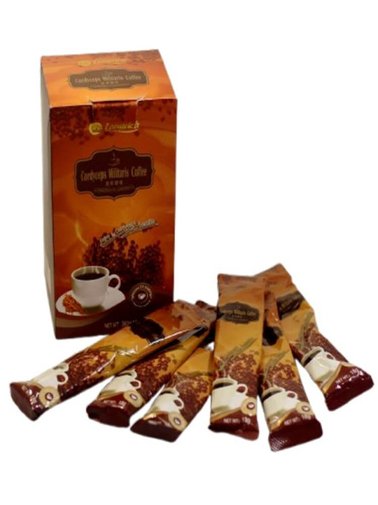 Café Cordyceps - Longrich - Énergie & Immunité Naturelle - 10 Sachets - Vitalité - ARTIAF  LLC