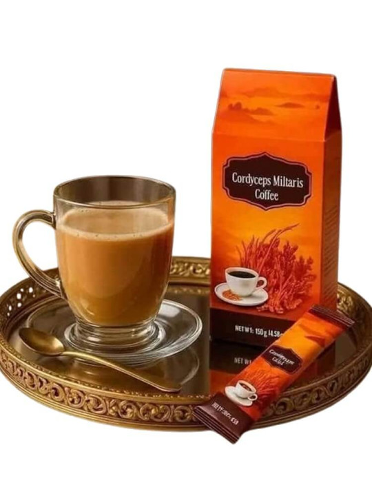 Café Cordyceps - Longrich - Énergie & Immunité Naturelle - 10 Sachets - Vitalité - ARTIAF  LLC