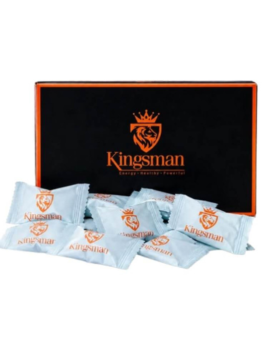Bonbons Kingsman Vitamax - Friandises pour Énergie & Vitalité masculine - 12 sachets - Vitalité - ARTIAF  LLC