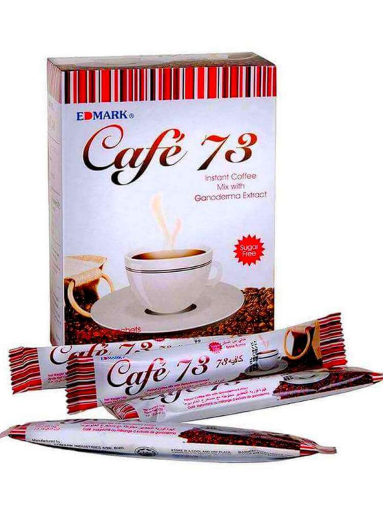 Café 73 – Edmark – Boisson sans Sucre aux extraits de Ganoderma - Renforce le Système Immunitaire & l'Endurance – 20 Sachets - Vitalité - ARTIAF  LLC