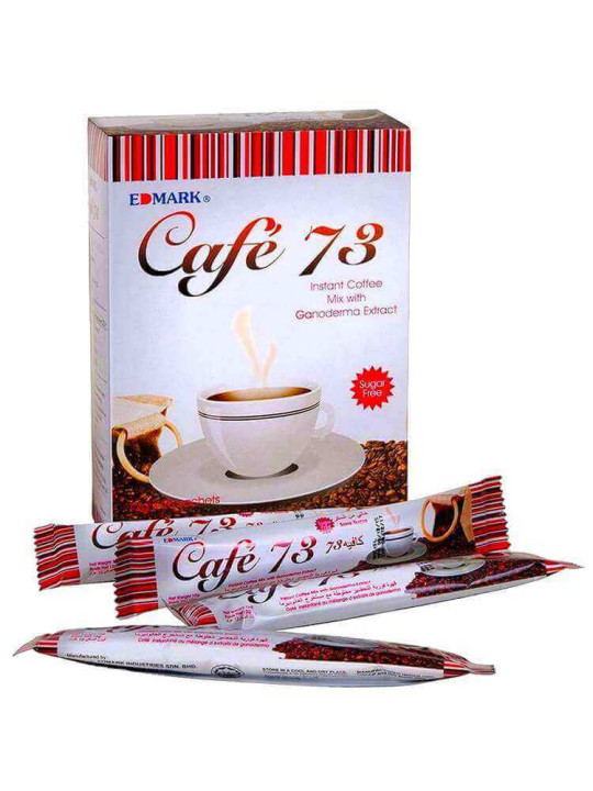Café 73 – Edmark – Boisson sans Sucre aux extraits de Ganoderma - Renforce le Système Immunitaire & l'Endurance – 20 Sachets - Vitalité - ARTIAF  LLC