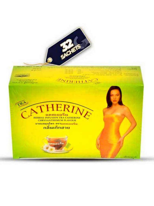 Thé Catherine - Infusion Amincissante, Stimule la Digestion et Brûle les Graisses Abdominales - 32 sachets - Minceur - ARTIAF  LLC