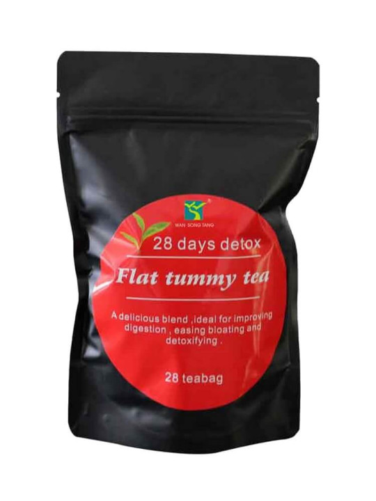 Thé Ventre Plat - "28 Days Detox" - Tisane Bio Pour Régime Minceur Efficace - 28 Sachets de 2 g - Minceur - ARTIAF  LLC