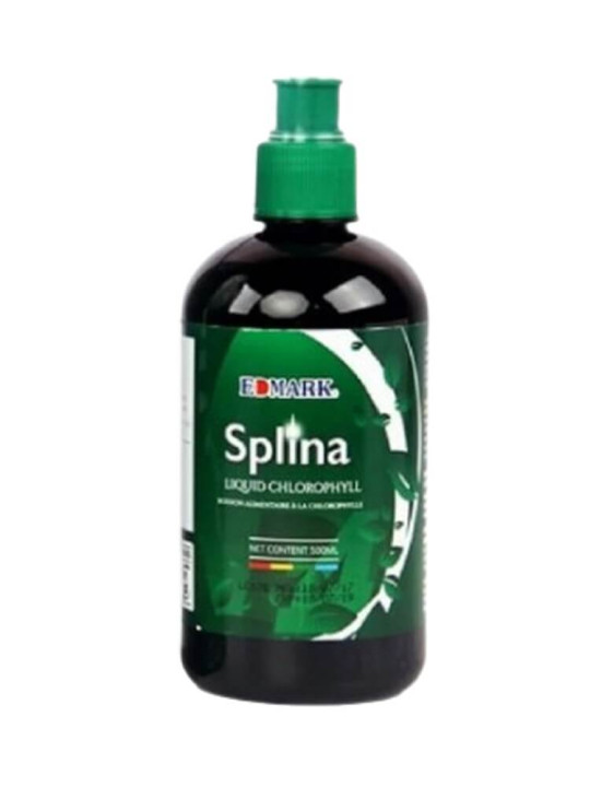 Splina - Edmark - Liquide Chlorophylle - Purification de l'Organisme & Equilibre du PH - 500 ml - Minceur - ARTIAF  LLC