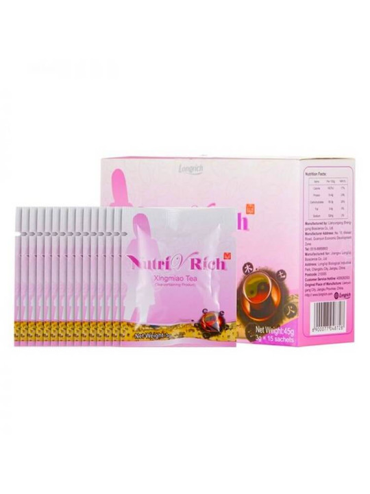 Thé Rose - Longrich - Infusion Détox 100 % Naturelle - Réduit la Graisse Abdominale, Affine la Taille - 15 sachets - Minceur - ARTIAF  LLC