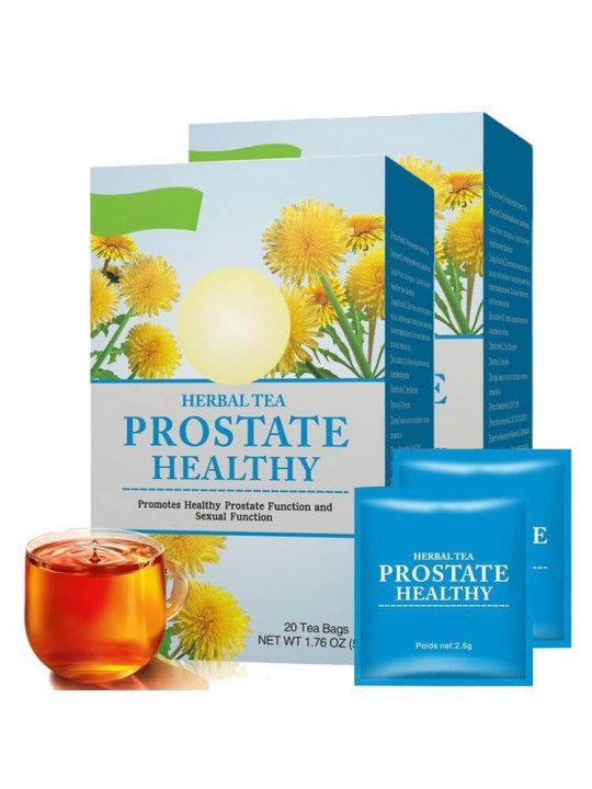 Thé "Prostate Healthy" - Wins Town - Tisane Naturelle pour Soins de la Prostate - 20 sachets - Astuces - ARTIAF  LLC