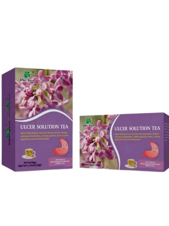 "Ulcer Solution Tea" - Wins Town - Tisane Naturelle contre les Ulcères & Brûlures d'estomac - 20 sachets de 3 g - Minceur - ARTIAF  LLC